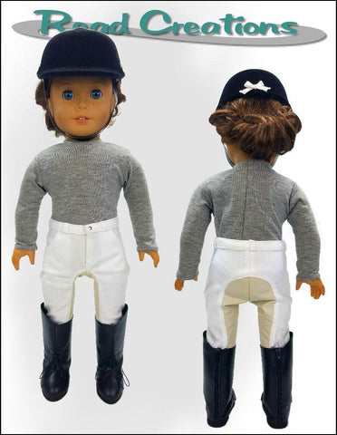 Read Creations 18 Inch Modern Riding Pants 18" Doll Clothes Pattern Pixie Faire