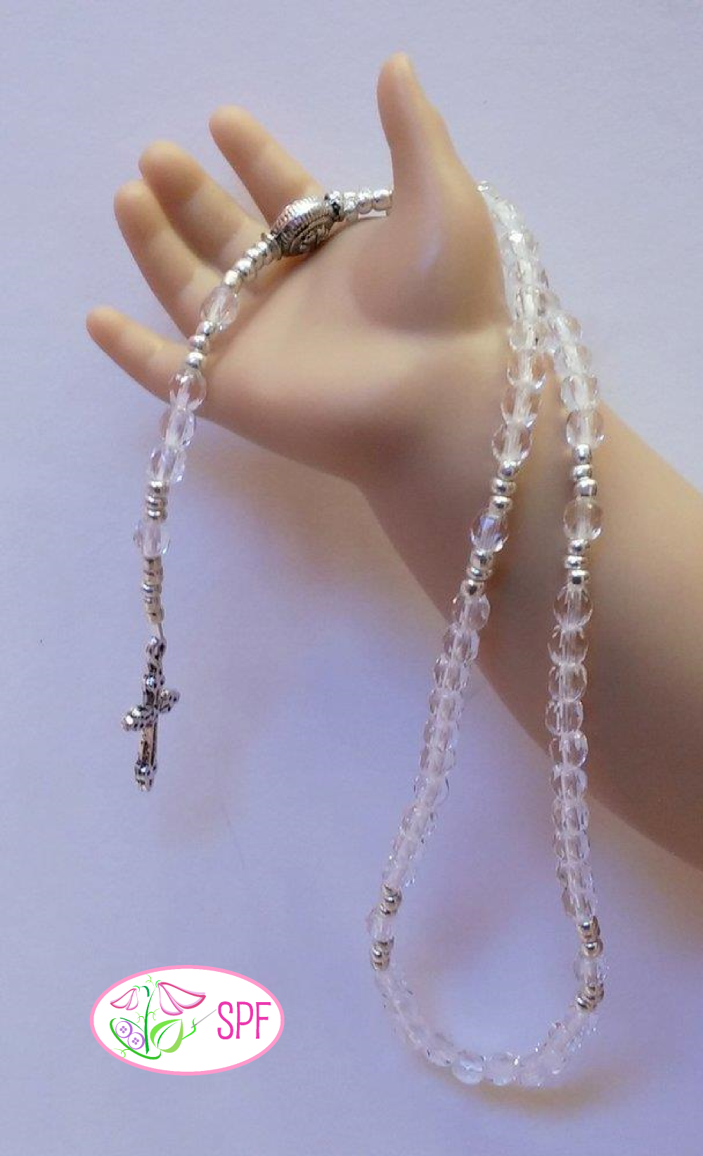 Sweet Pea Fashions Tutorials & Crafts Doll-Sized Rosary Doll Jewelry Pattern Pixie Faire