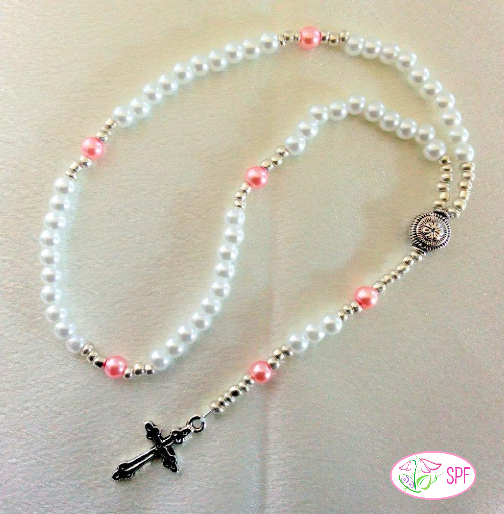 Sweet Pea Fashions Tutorials & Crafts Doll-Sized Rosary Doll Jewelry Pattern Pixie Faire
