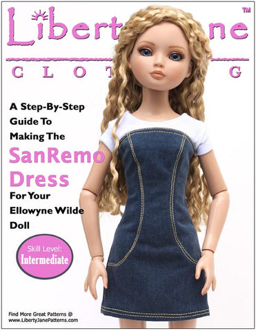 Liberty Jane Ellowyne San Remo Dress for Ellowyne Dolls Pixie Faire