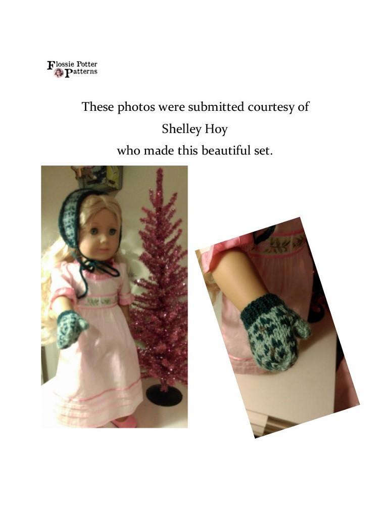 Flossie Potter Knitting Scandinavian Mittens & Hat Knitting Pattern Pixie Faire