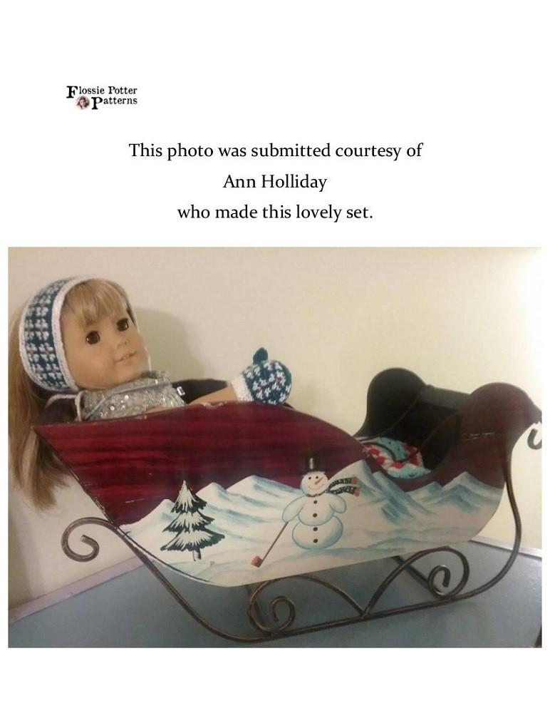 Flossie Potter Knitting Scandinavian Mittens & Hat Knitting Pattern Pixie Faire