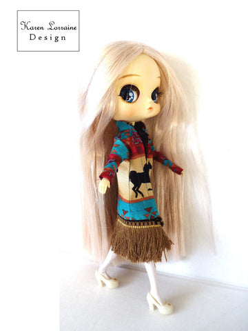 Karen Lorraine Design Monster High Shanghai Jacket Pattern for 10-12" Fashion Dolls Pixie Faire