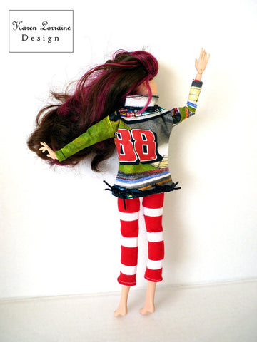 Karen Lorraine Design Monster High Shanghai Jacket Pattern for 10-12" Fashion Dolls Pixie Faire