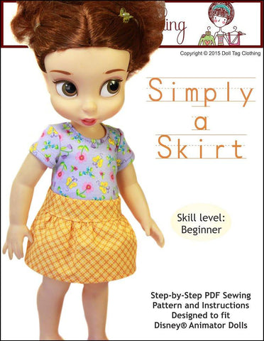 Doll Tag Clothing Disney Animator FREE Simply a Skirt for Disney Animator Dolls Pixie Faire