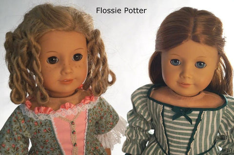 Flossie Potter 18 Inch Historical Sisters 18" Doll Clothes Pattern Pixie Faire