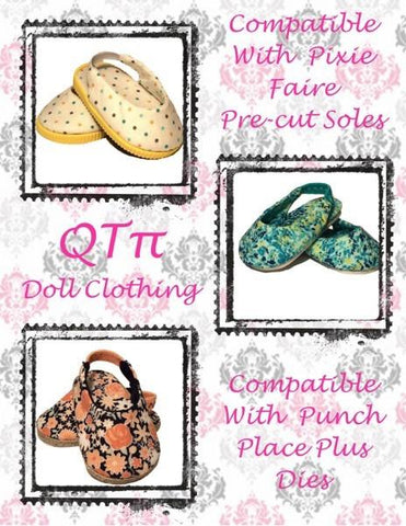 QTπ Doll Clothing Shoes Sling Back Shoes 18" Doll Shoes Pixie Faire