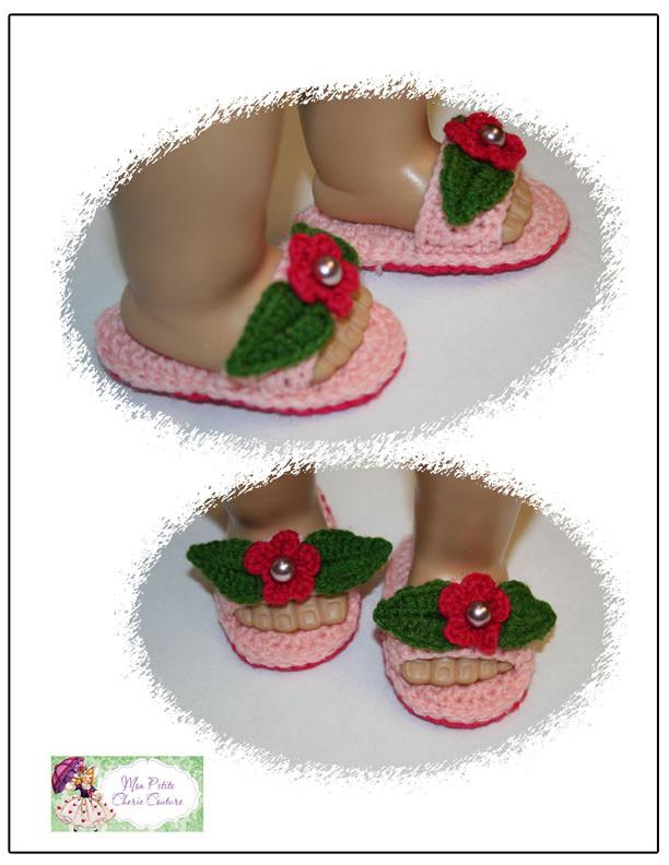 Mon Petite Cherie Couture Crochet Slip On Slipper Crochet Pattern Pixie Faire