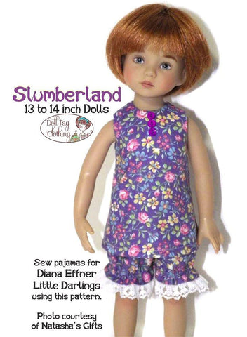 Doll Tag Clothing H4H/Les Cheries Slumberland Pattern for Les Cheries and Hearts for Hearts Girls Dolls Pixie Faire