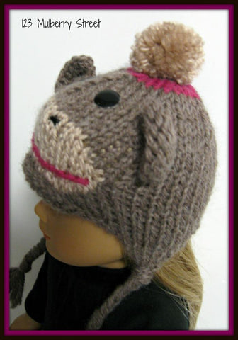 123 Mulberry Street Knitting Sock Monkey Hat Knitting Pattern Pixie Faire