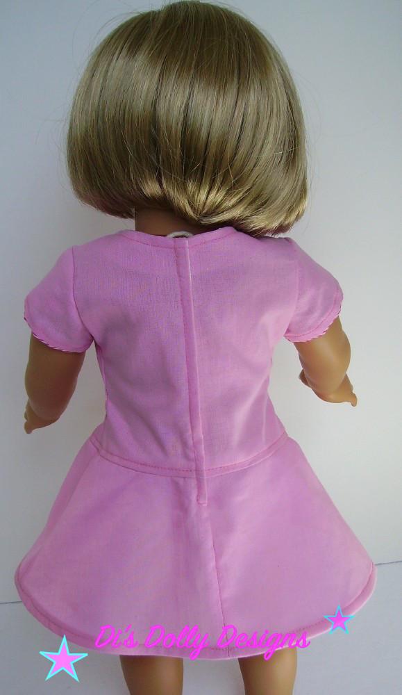 Di's Dolly Designs 18 Inch Modern Spring Fling Dress 18" Doll Clothes Pattern Pixie Faire