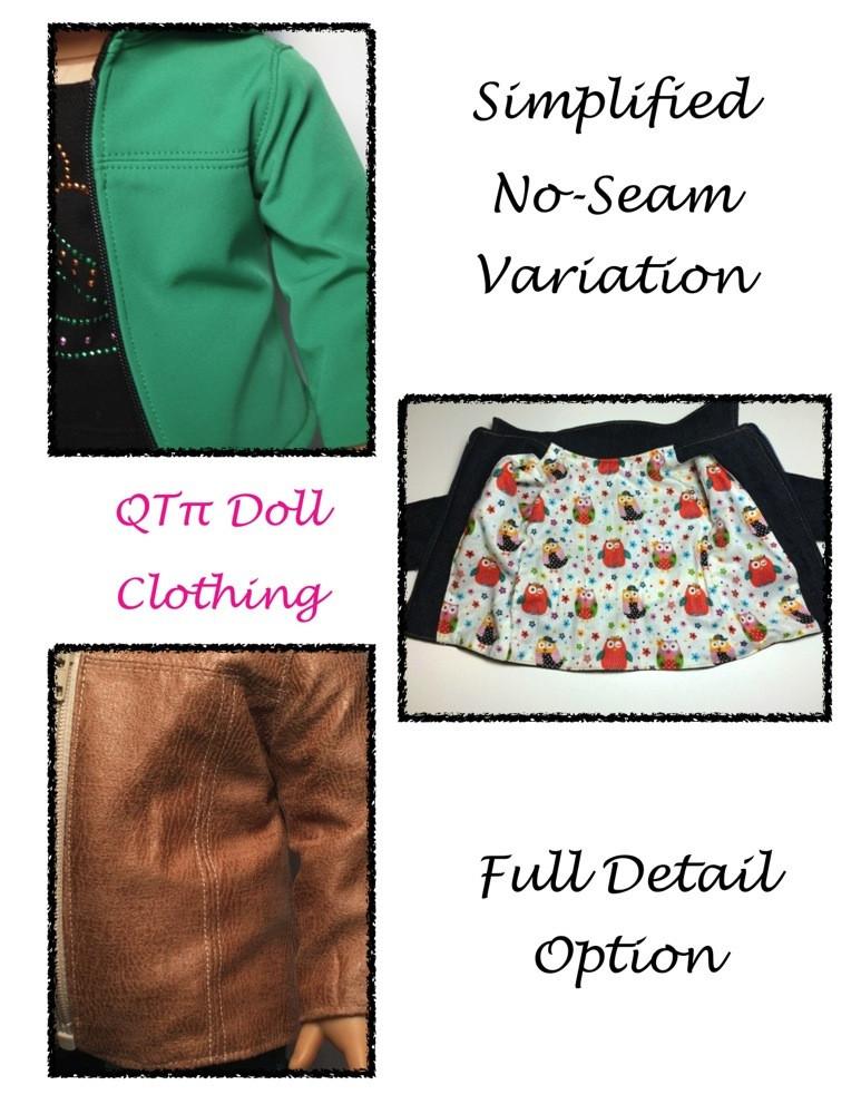 QTπ Doll Clothing 18 Inch Modern Springtime Fun Jacket 18" Dolls Pixie Faire