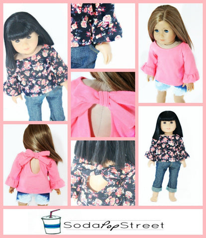 Soda Pop Street 18 Inch Modern Sweet Suzie Shirt 18" Doll Clothes Pixie Faire