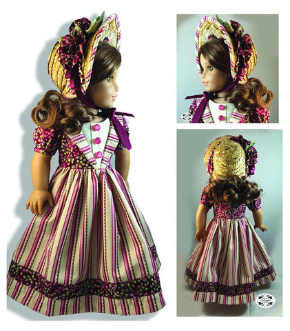 Crabapples 18 Inch Historical Stand By Me 18" Doll Clothes Pattern Pixie Faire