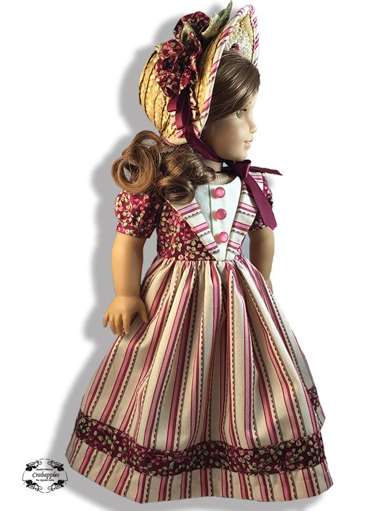 Crabapples 18 Inch Historical Stand By Me 18" Doll Clothes Pattern Pixie Faire
