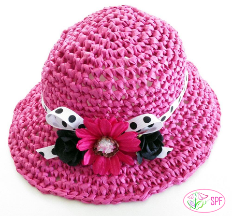 Sweet Pea Fashions Crochet Springtime Straw Hat Crochet Pattern Pixie Faire