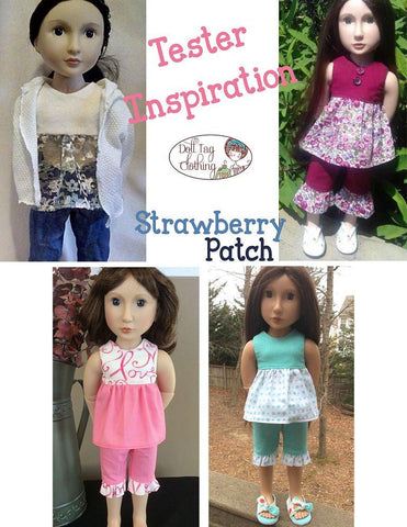 Doll Tag Clothing A Girl For All Time Strawberry Patch for AGAT Dolls Pixie Faire