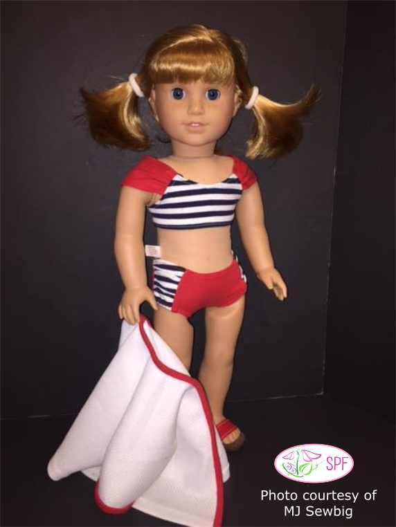 Having a Ball, Swimsuit Outfit for 18-inch Dolls
