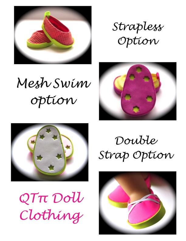 QTπ Doll Clothing 18 Inch Modern Summer Fun Bundle 18" Doll Clothes Pattern Pixie Faire