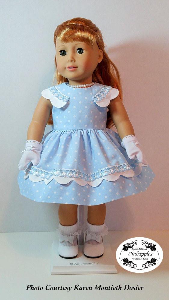 Crabapples 18 Inch Historical Sunday Best 18" Doll Clothes Pattern Pixie Faire