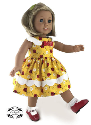 Crabapples 18 Inch Historical Sunday Best 18" Doll Clothes Pattern Pixie Faire