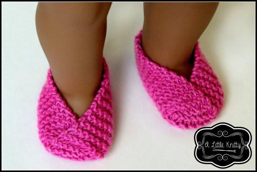 A Little Knitty Knitting FREE Susie Slippers Knitting Pattern Pixie Faire