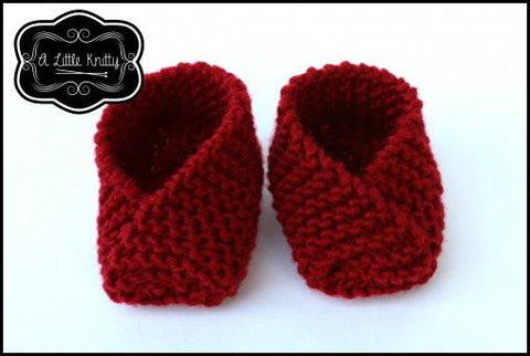 A Little Knitty Knitting FREE Susie Slippers Knitting Pattern Pixie Faire