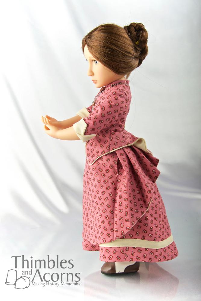 Thimbles and Acorns 18 Inch Historical Sweet Sashay Overskirt 18" Doll Clothes Pixie Faire