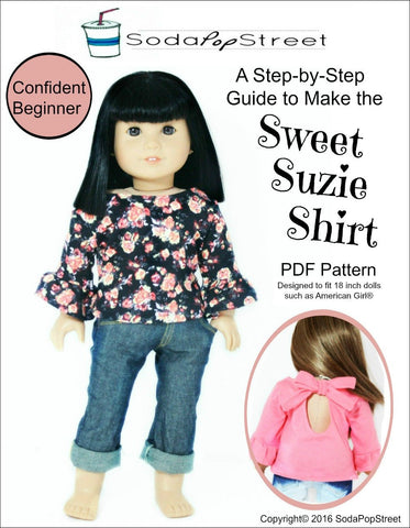 18 American Girl Size PDF Sewing Pattern: Sweet and SIMPLE SMOCKING  /pattern Fits 18 American Girl ® Dolls 