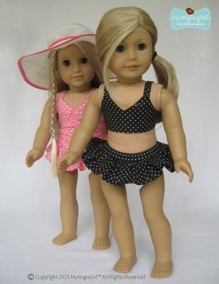My Angie Girl 18 Inch Modern Sun Bathing Cutie 18" Doll Clothes Pixie Faire