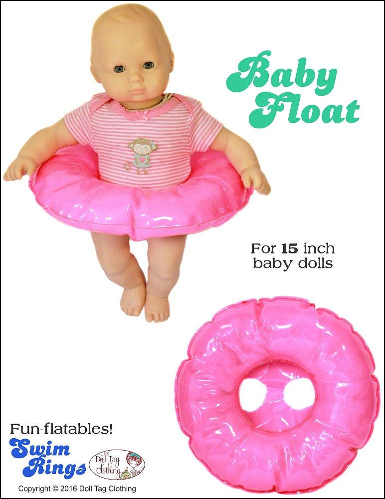 Doll Tag Clothing 18 Inch Modern Swim Rings 18" Doll Accessories Pixie Faire