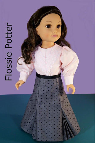 Flossie Potter 18 Inch Historical Turn of the Century Skirt 18" Doll Clothes Pixie Faire