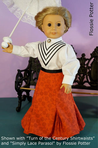 Flossie Potter 18 Inch Historical Turn of the Century Shirtwaists 18" Doll Clothes Pixie Faire