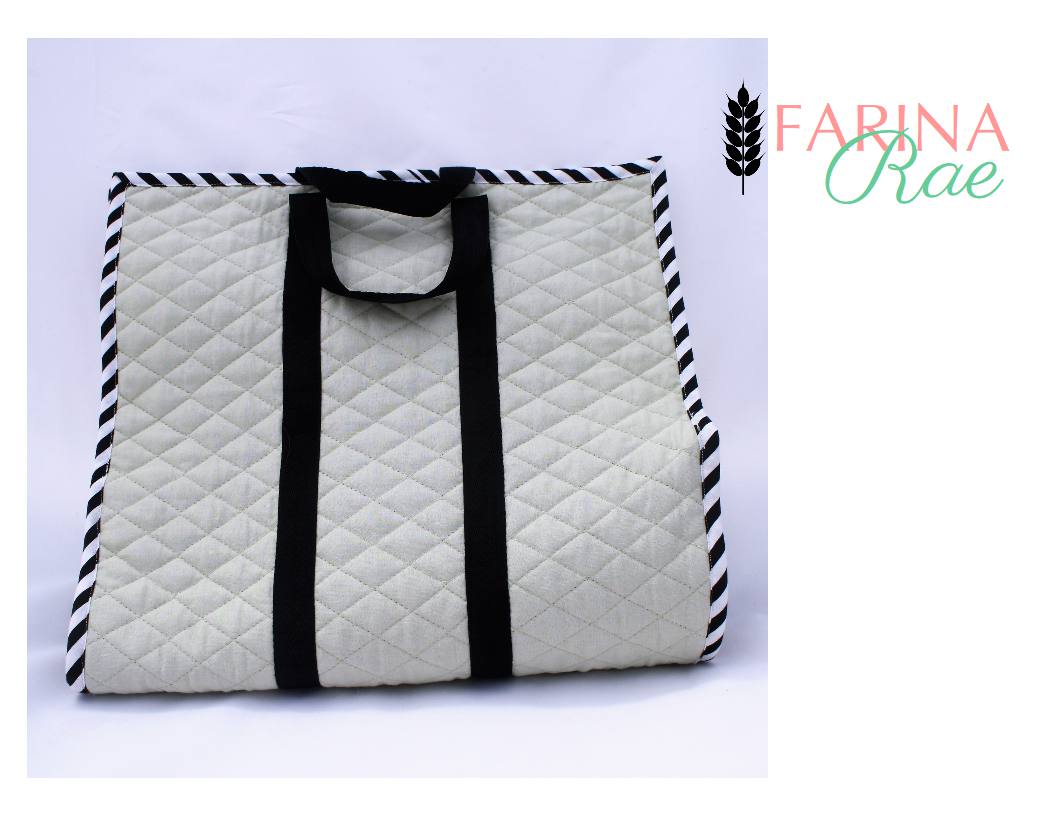 Farina Rae 18 Inch Modern Travel Tote 18" Doll Accessory Pattern Pixie Faire