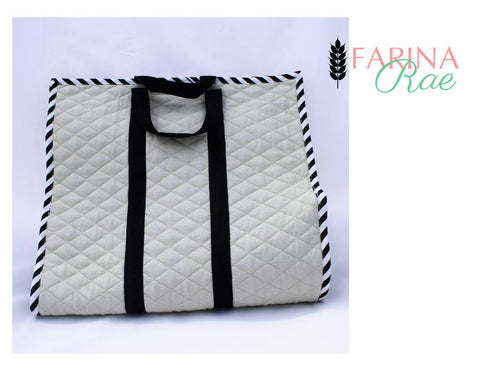 Farina Rae 18 Inch Modern Travel Tote 18" Doll Accessory Pattern Pixie Faire