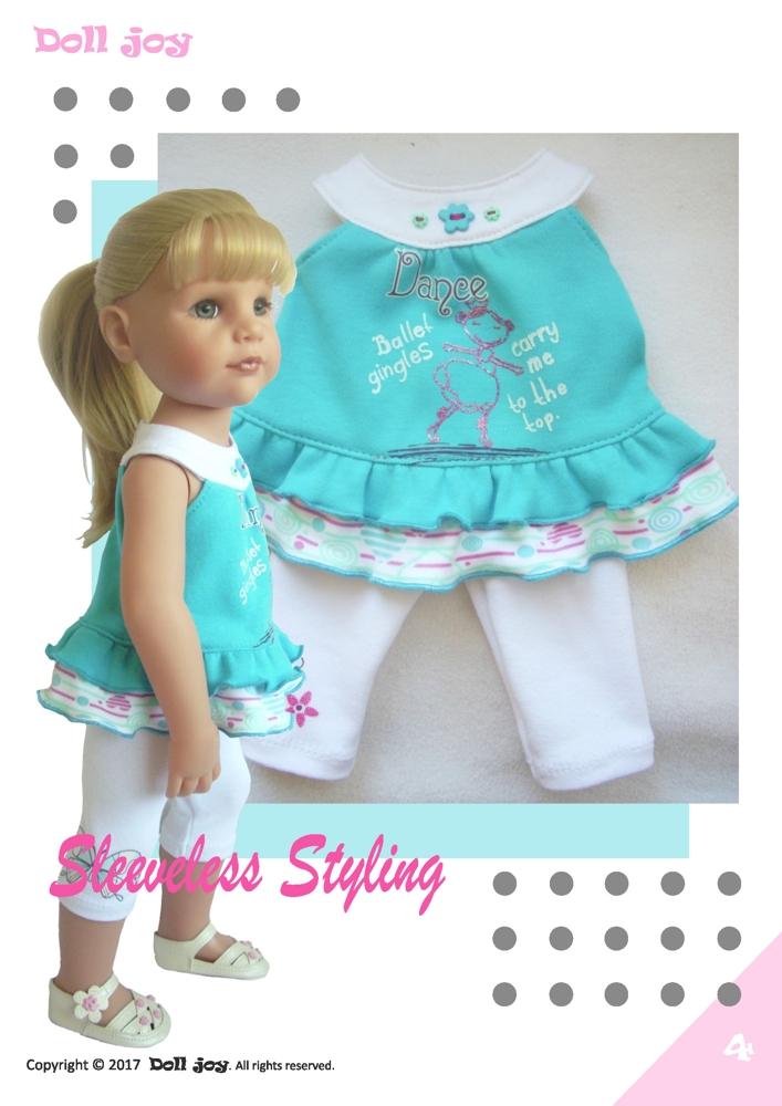 Doll Joy Gotz 19 Inch Tunic and Leggings Pattern for 19" Gotz Dolls Pixie Faire