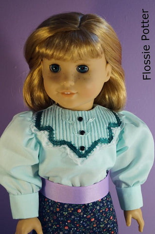 Flossie Potter 18 Inch Historical Turn of the Century Shirtwaists 18" Doll Clothes Pixie Faire