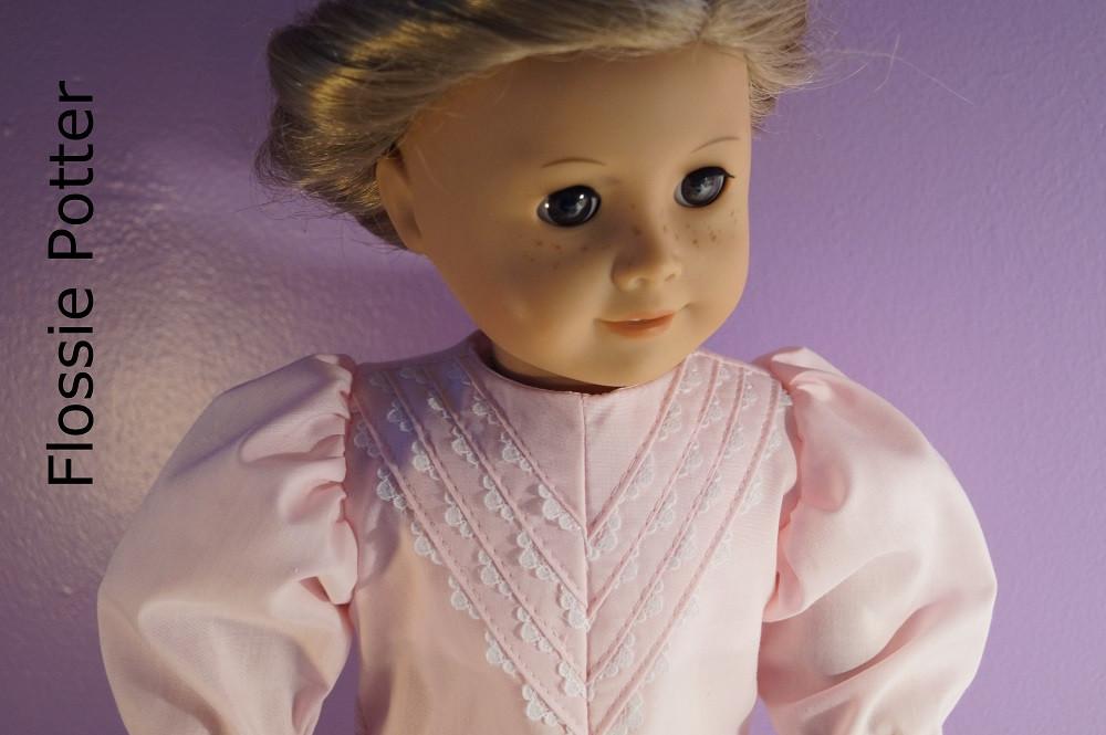 Flossie Potter 18 Inch Historical Turn of the Century Shirtwaists 18" Doll Clothes Pixie Faire
