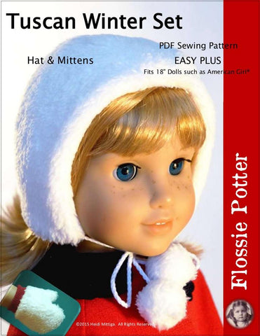 Flossie Potter 18 Inch Historical Tuscan Winter Set 18" Doll Clothes Pixie Faire