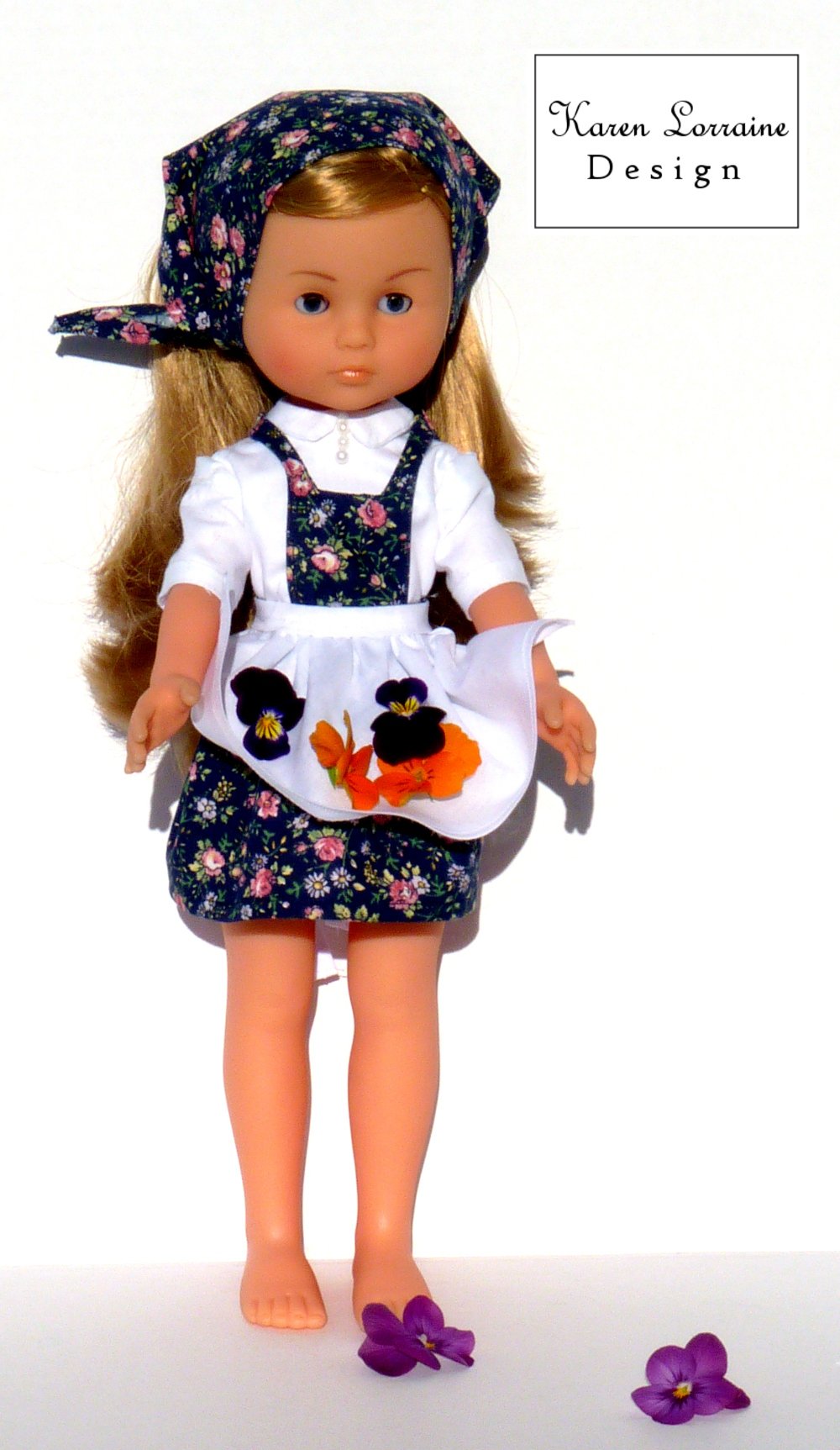 Karen Lorraine Design Les Cheries Tyrol Pattern for Les Cheries Dolls Pixie Faire