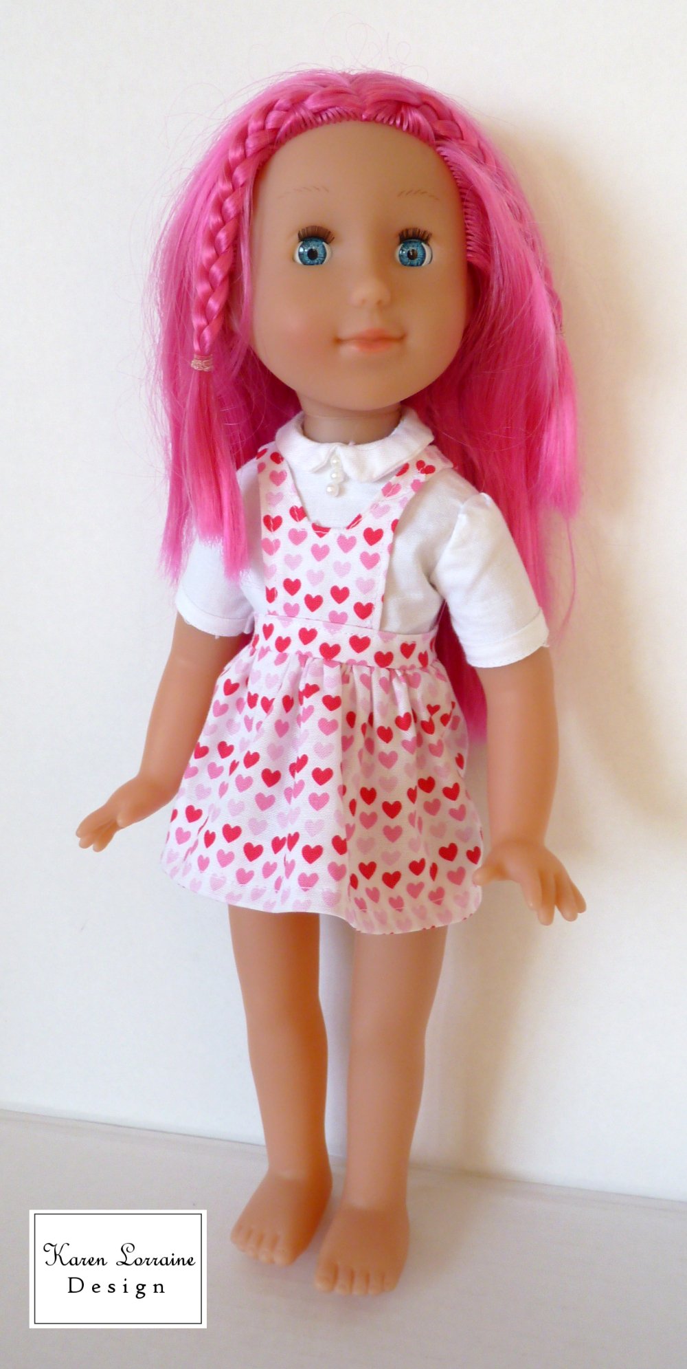 Karen Lorraine Design Les Cheries Tyrol Pattern for Les Cheries Dolls Pixie Faire