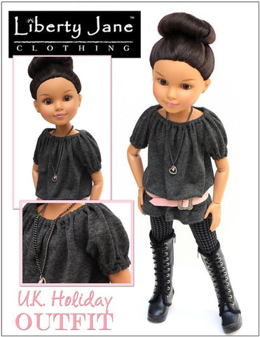 Liberty Jane BFC Ink U.K. Holiday Outfit for BFC, Ink. Dolls Pixie Faire