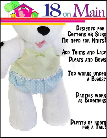 18 On Main Build-A-Bear Under Bear Pattern for Build-A-Bear Dolls Pixie Faire