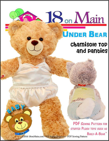 18 On Main Build-A-Bear Under Bear Pattern for Build-A-Bear Dolls Pixie Faire
