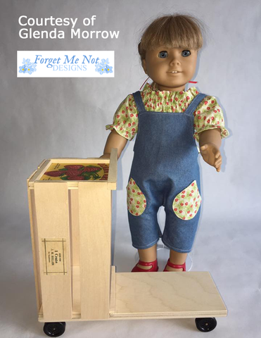 Forget Me Not Designs 18 Inch Historical Ready, Set, Go! Scooter 18" Doll Crafting Pattern Pixie Faire