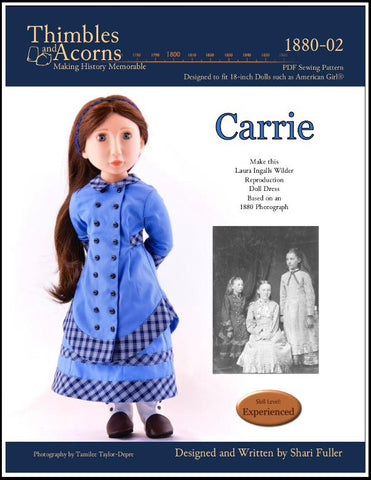 Thimbles and Acorns A Girl For All Time Carrie for AGAT Dolls Pixie Faire