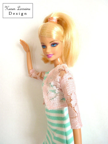 Karen Lorraine Design Barbie The Versatility Package Pattern for 11-1/2" Fashion Dolls Pixie Faire