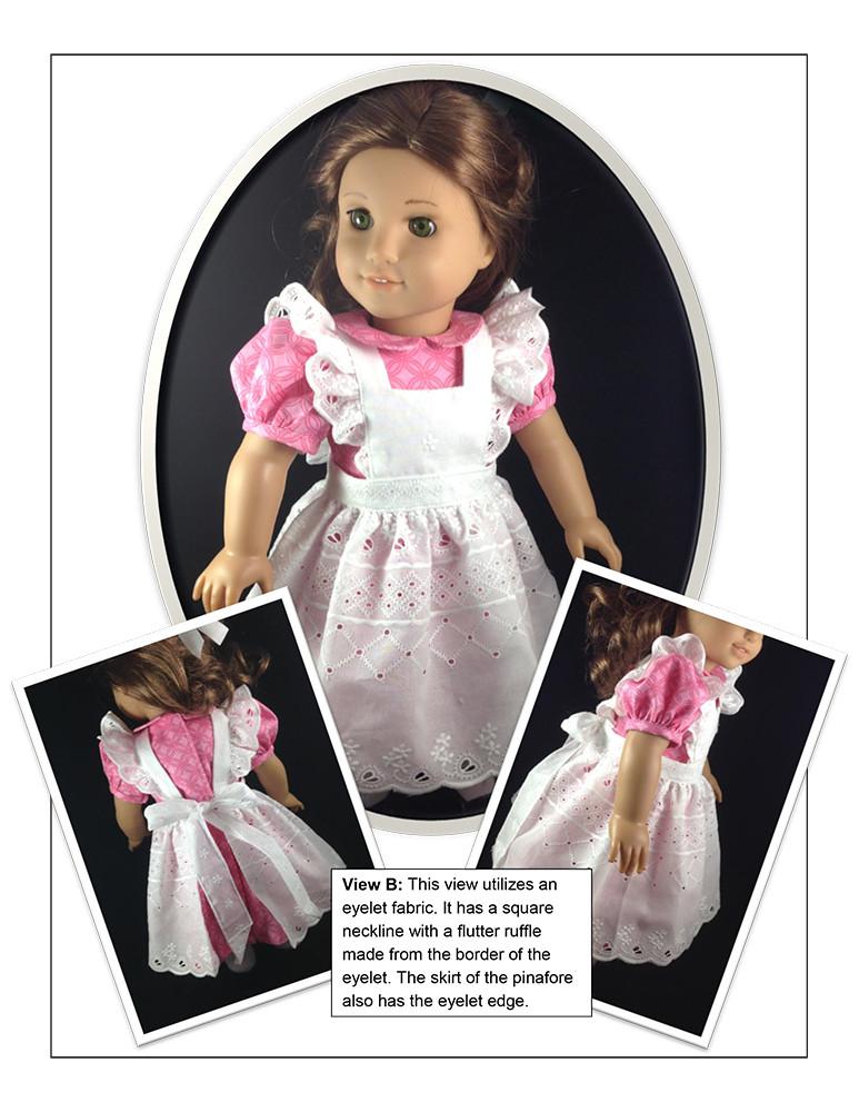 Crabapples 18 Inch Historical Walk In The Park 18" Doll Clothes Pattern Pixie Faire