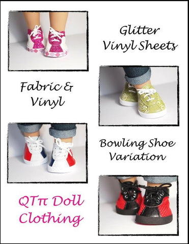 QTπ Doll Clothing Shoes Retro Sneakers 18" Doll Shoes Pixie Faire