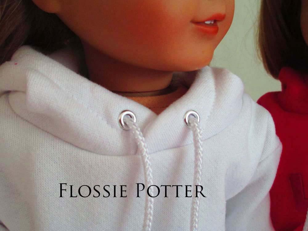 Flossie Potter 18 Inch Modern Weekend Wear Pullover Hoodie and PJ Pants 18" Doll Clothes Pixie Faire